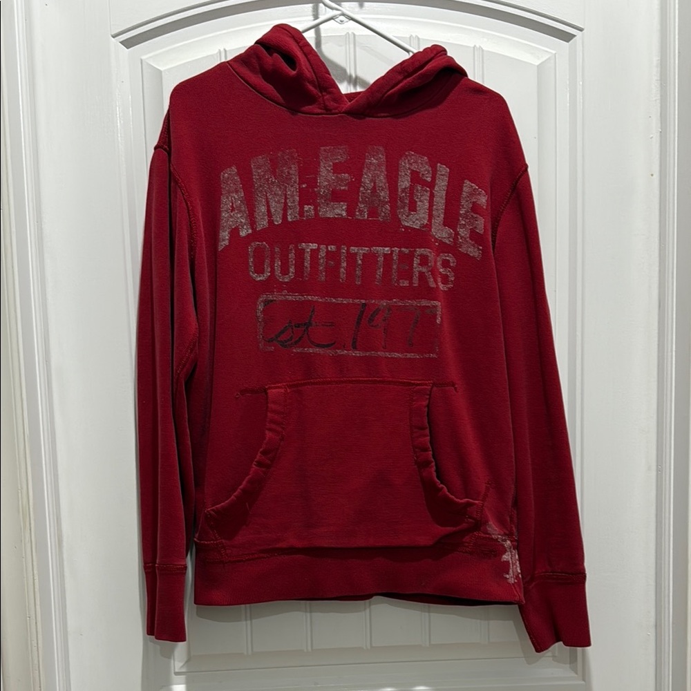 American Eagle Outfitters Red Sweater Pullover